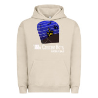 Pigment French Oak 1886 Crescent Hotel Eureka Springs Arkansas USA Halloween Haunted Bat  Urban Hoodie - lanVoArt