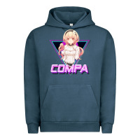 Pigment Midnight Navy hyperdimension neptunia (compa aesthetic) Urban Hoodie - lanVoArt