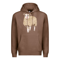 Chestnut sheep Premium Hoodie - FaDigitalArtStudio