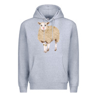 Heather Grey sheep Premium Hoodie - FaDigitalArtStudio