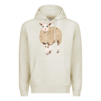 Oatmeal Heather sheep Premium Hoodie - FaDigitalArtStudio
