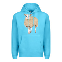 Ocean Blue sheep Premium Hoodie - FaDigitalArtStudio