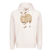Pale Pink sheep Premium Hoodie - FaDigitalArtStudio
