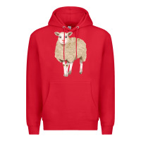 Red sheep Premium Hoodie - FaDigitalArtStudio