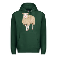 Sports Green sheep Premium Hoodie - FaDigitalArtStudio