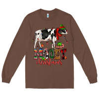Chestnut mooey christmas cow Long Sleeve Tee - CowGirlArtShop
