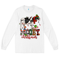 Mooey Christmas Cow Long Sleeve Tee | Teevron