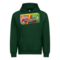 Forest Green old school fruit stripe gum Urban Hoodie - lanVoArt