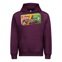 Mauve Wine old school fruit stripe gum Urban Hoodie - lanVoArt
