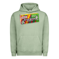 Pigment Oil Green old school fruit stripe gum Urban Hoodie - lanVoArt