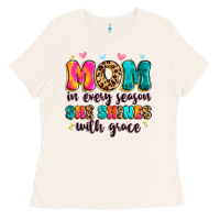 Bone mom in every season she shines with grace Ladies Tee - Artiststas
