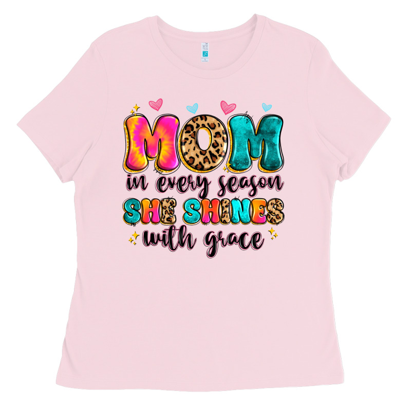 Mom In Every Season She Shines With Grace Ladies Tee by Artiststas | Teevron