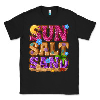 Black sun salt sand summer Classic Tee - NancyCooperArtShop