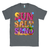 Charcoal Heather sun salt sand summer Classic Tee - NancyCooperArtShop