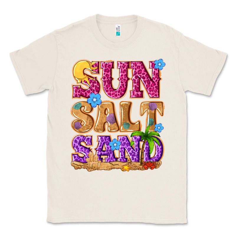 Sun Salt Sand Summer Classic Tee by NancyCooperArtShop | Teevron