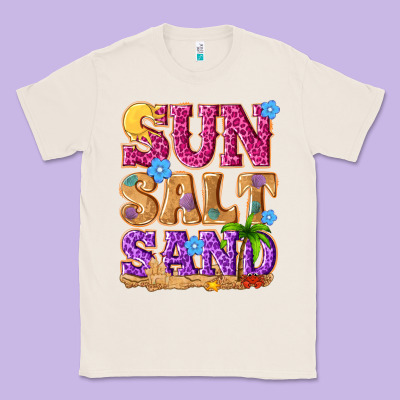 Sun Salt Sand Summer Classic Tee Designed By Nancycooperartshop