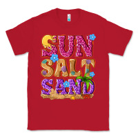 Red sun salt sand summer Classic Tee - NancyCooperArtShop