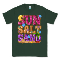 Sports Green sun salt sand summer Classic Tee - NancyCooperArtShop