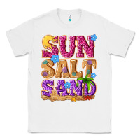 White sun salt sand summer Classic Tee - NancyCooperArtShop