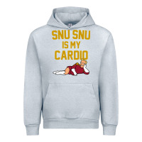 Heather Grey Futurama Snu Snu Is My Cardio GIFT Urban Hoodie - lanVoArt