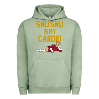 Pigment Oil Green Futurama Snu Snu Is My Cardio GIFT Urban Hoodie - lanVoArt
