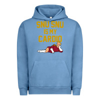 Pigment Pebble Blue Futurama Snu Snu Is My Cardio GIFT Urban Hoodie - lanVoArt