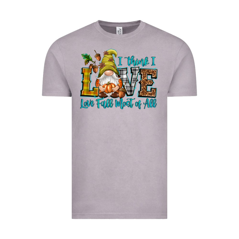 I Think I Love Fall Most Of All Vintage Tee by NancyCooperArtShop | Teevron