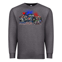 Charcoal Heather america Premium Sweatshirt - SublimationCraftShop