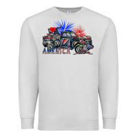 Dove Grey america Premium Sweatshirt - SublimationCraftShop