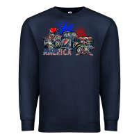 Navy america Premium Sweatshirt - SublimationCraftShop
