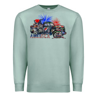Seafoam america Premium Sweatshirt - SublimationCraftShop