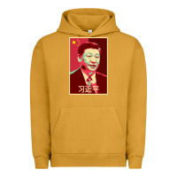 Pigment Peanut Butter chairman xi jinping chinese communist party president china patriotic Urban Hoodie - lanVoArt