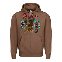 Chestnut Senior Mom 2023 Zipper Hoodie - CowhideDigitalArt
