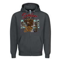 Smoke Senior Mom 2023 Zipper Hoodie - CowhideDigitalArt