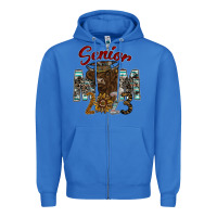 True Royal Senior Mom 2023 Zipper Hoodie - CowhideDigitalArt