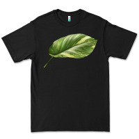 Black Golden Pothos Leaf Premium Tee - LillyAllenDesigns