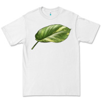 White Golden Pothos Leaf Premium Tee - LillyAllenDesigns