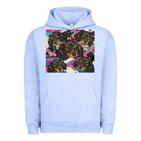 Pigment Grape Ice dachshund Urban Hoodie - BarkalooDesign
