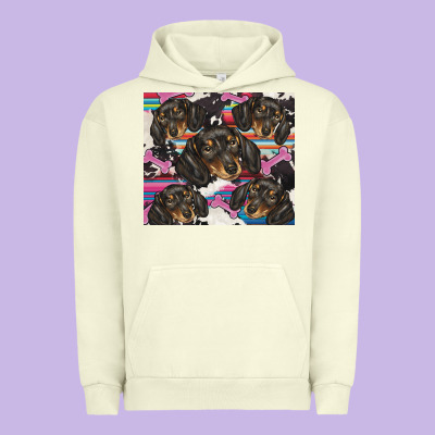 Dachshund Urban Hoodie Designed By Barkaloodesign