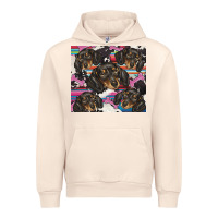 Sandshell dachshund Urban Hoodie - BarkalooDesign