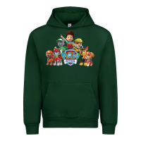 Forest Green Paw GIFT Patrol  11 Urban Hoodie - lanVoArt