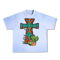 Grape Ice aztec cactus cross Urban Heavy Tee - JahusDesignShop
