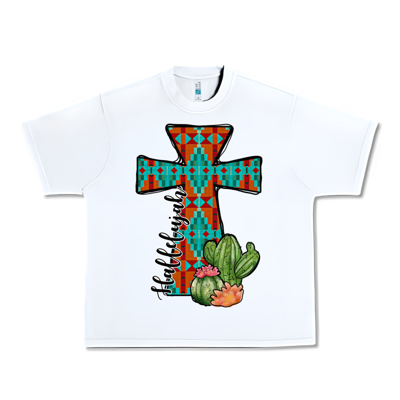 Aztec Cactus Cross Urban Heavy Tee by JahusDesignShop | Teevron