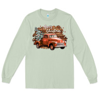 Matcha merry christmas truck Long Sleeve Tee - CowGirlArtShop