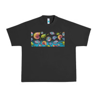 Pigment Black sea shells Urban Heavy Tee - TumblerDesignByShophia