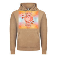 Vintage Coffee love the world like the one Vintage Hoodie - TumblerDesignByShophia