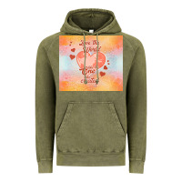 Vintage Olive love the world like the one Vintage Hoodie - TumblerDesignByShophia