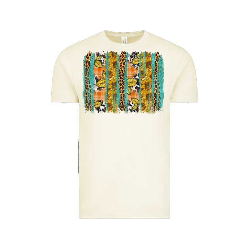 Fall Sunflower Brushstrokes Vintage Tee by NancyCooperArtShop | Teevron