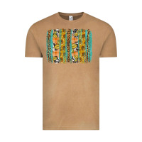 Vintage Camel Fall sunflower brushstrokes Vintage Tee - NancyCooperArtShop