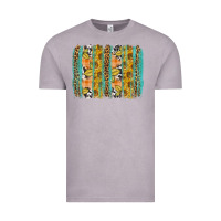 Vintage Zinc Fall sunflower brushstrokes Vintage Tee - NancyCooperArtShop
